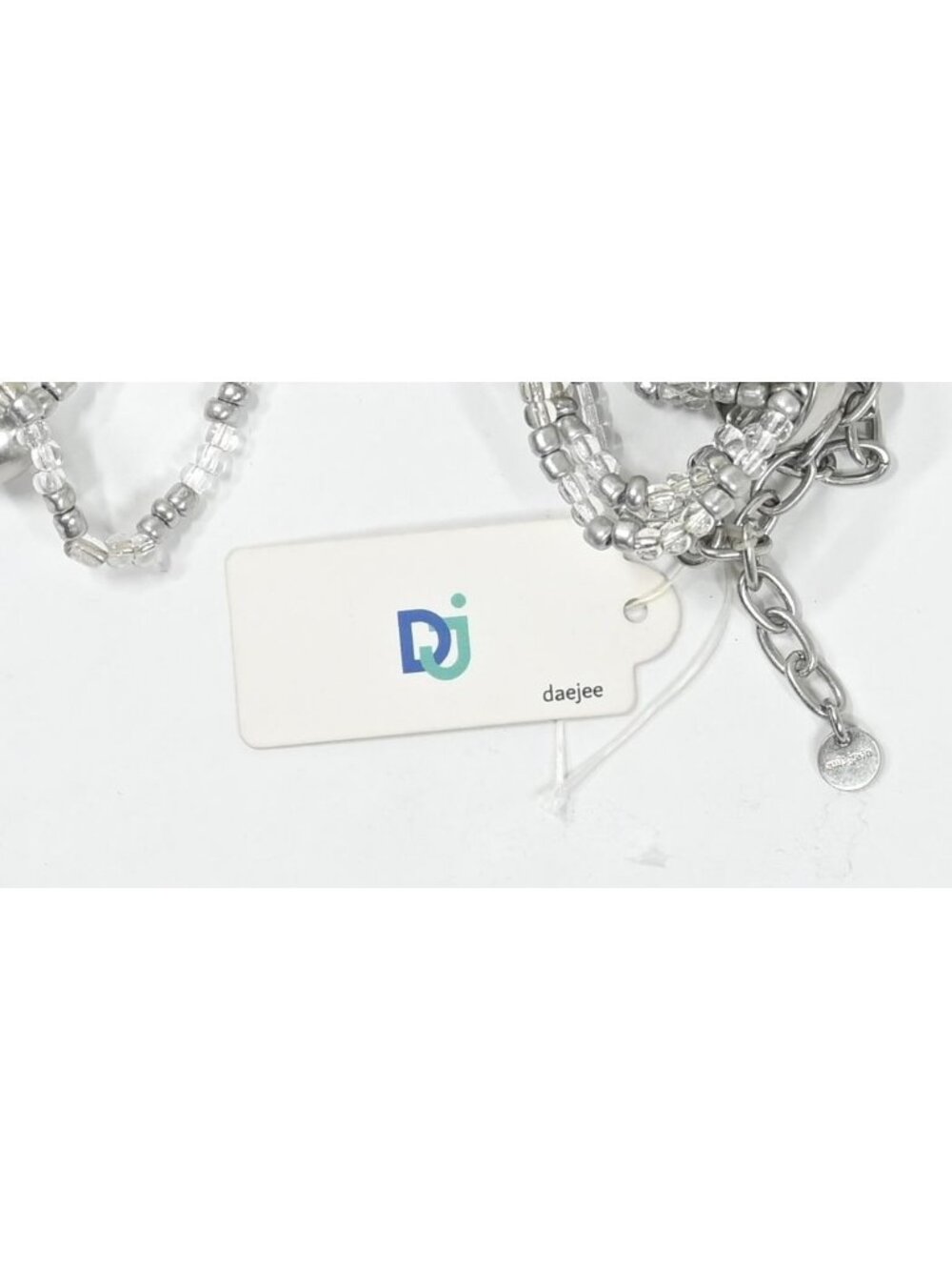 Daejee Beaded Edie Cascade Layered Necklace in Metal - Picture 2 of 4